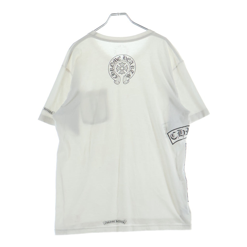 CHROME HEARTS(クロムハーツ) CH S/S T BAR Tバープリント バックホースシュープリント半袖Tシャツ