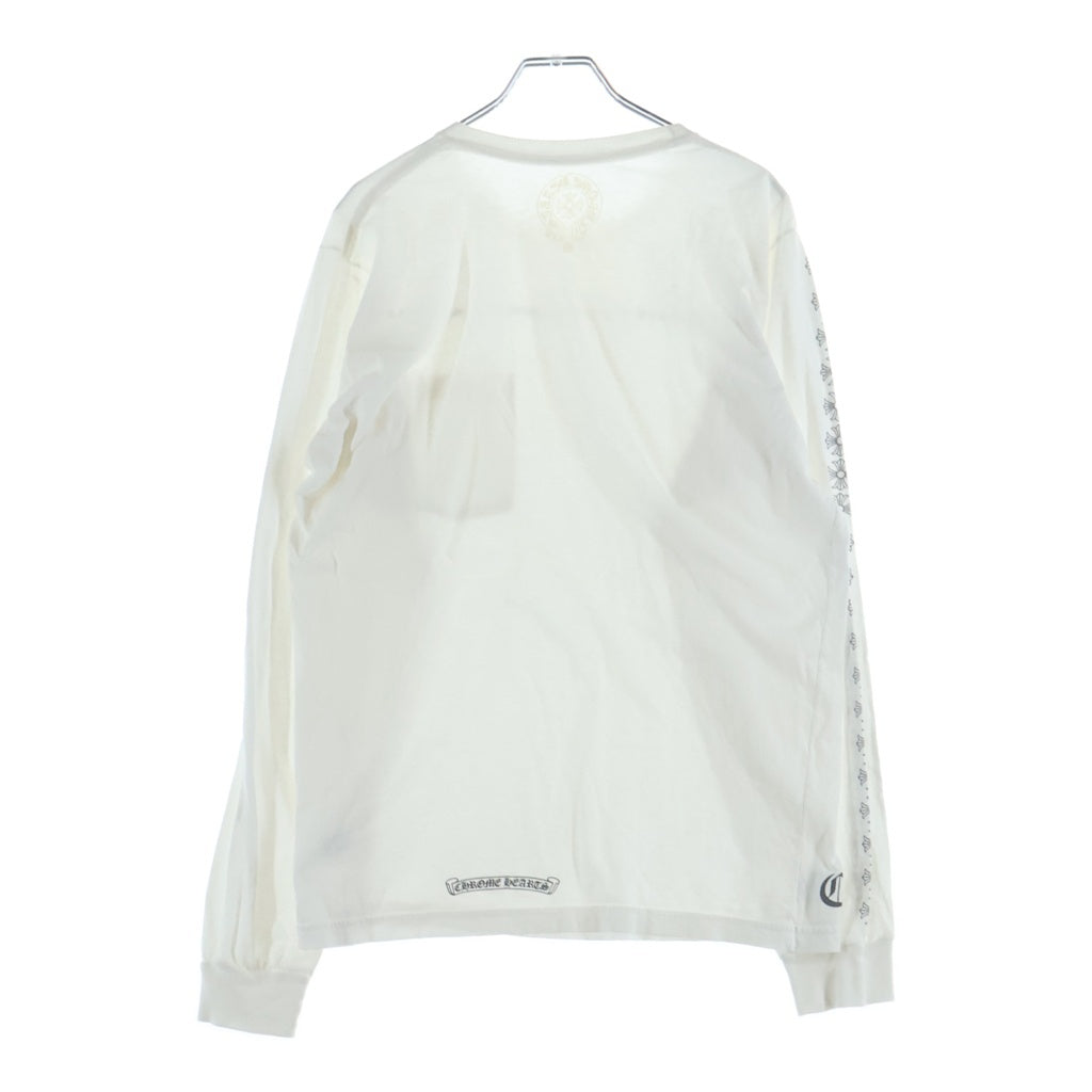 CHROME HEARTS(クロムハーツ) CH L/S 袖CHプラスプリント 長袖Tシャツカットソー