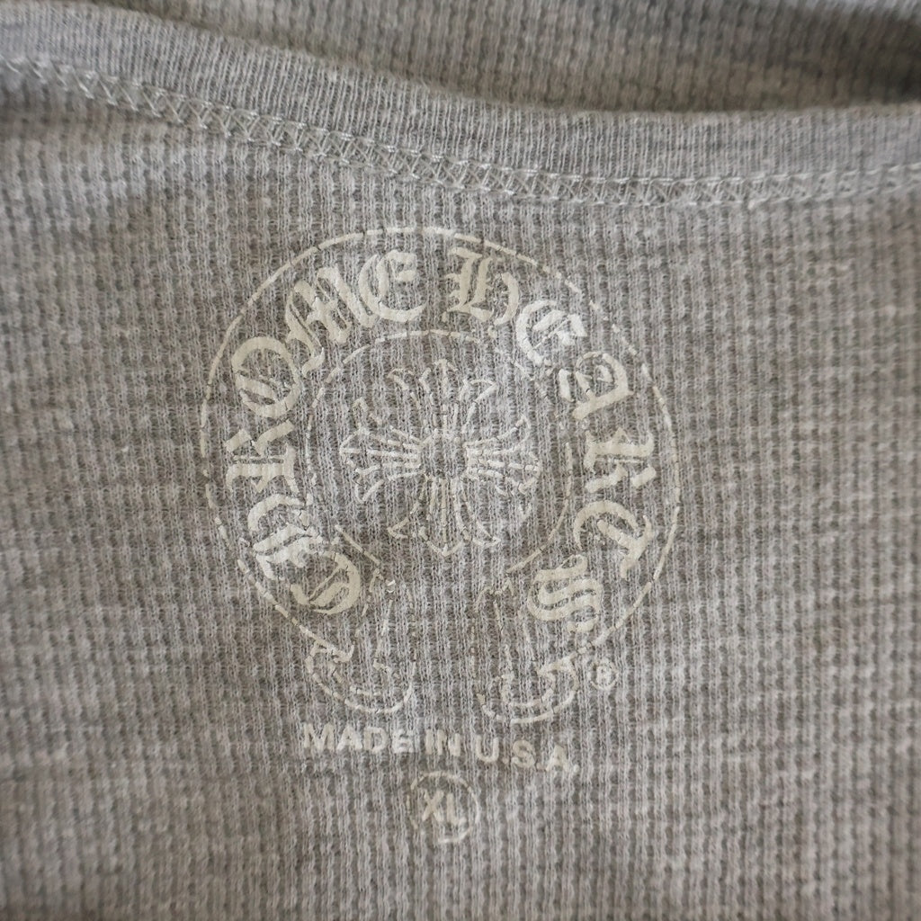 CHROME HEARTS(クロムハーツ) Thermal L S ヴァインダガープリントサーマル長袖Tシャツ カットソー グレー