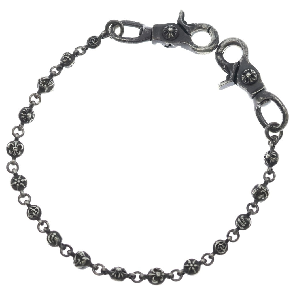 CHROME HEARTS(クロムハーツ) 1BALL SHORT-T/2クリップショート#1マルチボール ウォレットチェーン シルバー