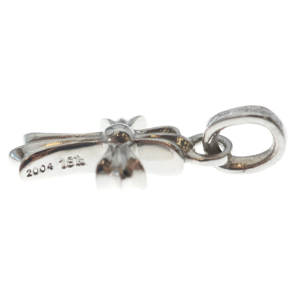CHROME HEARTS(クロムハーツ) 18KWG CRS BBYFAT P/SAP ベイビーファット PAVEサファイア ホワイトゴールドネックレストップ