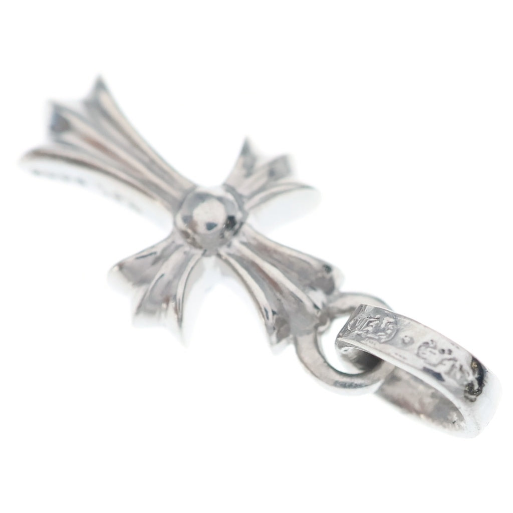 CHROME HEARTS(クロムハーツ) 18KWG CRS BBYFAT P/SAP ベイビーファット PAVEサファイア ホワイトゴールドネックレストップ