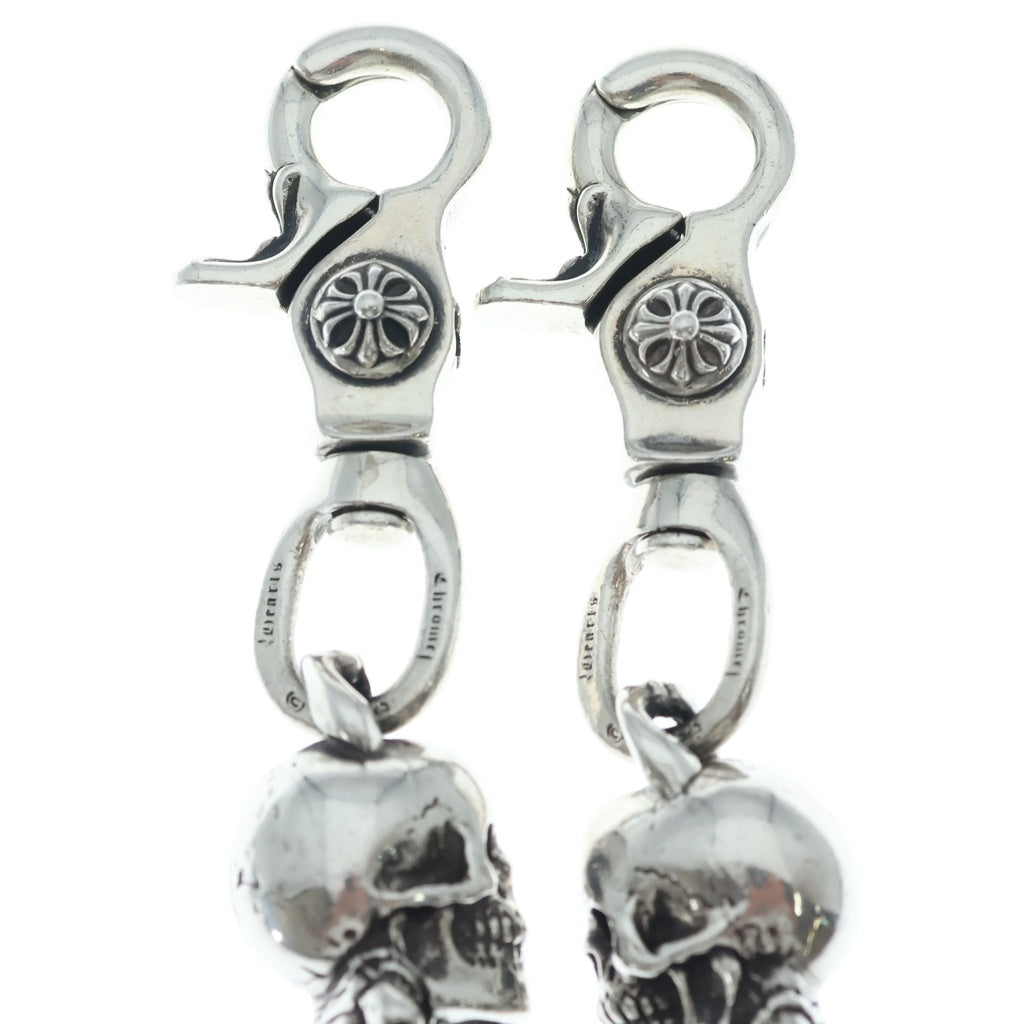 CHROME HEARTS(クロムハーツ) FOTI DLFN 2クリップ フォティデルフィーノ ウォレットチェーン シルバー