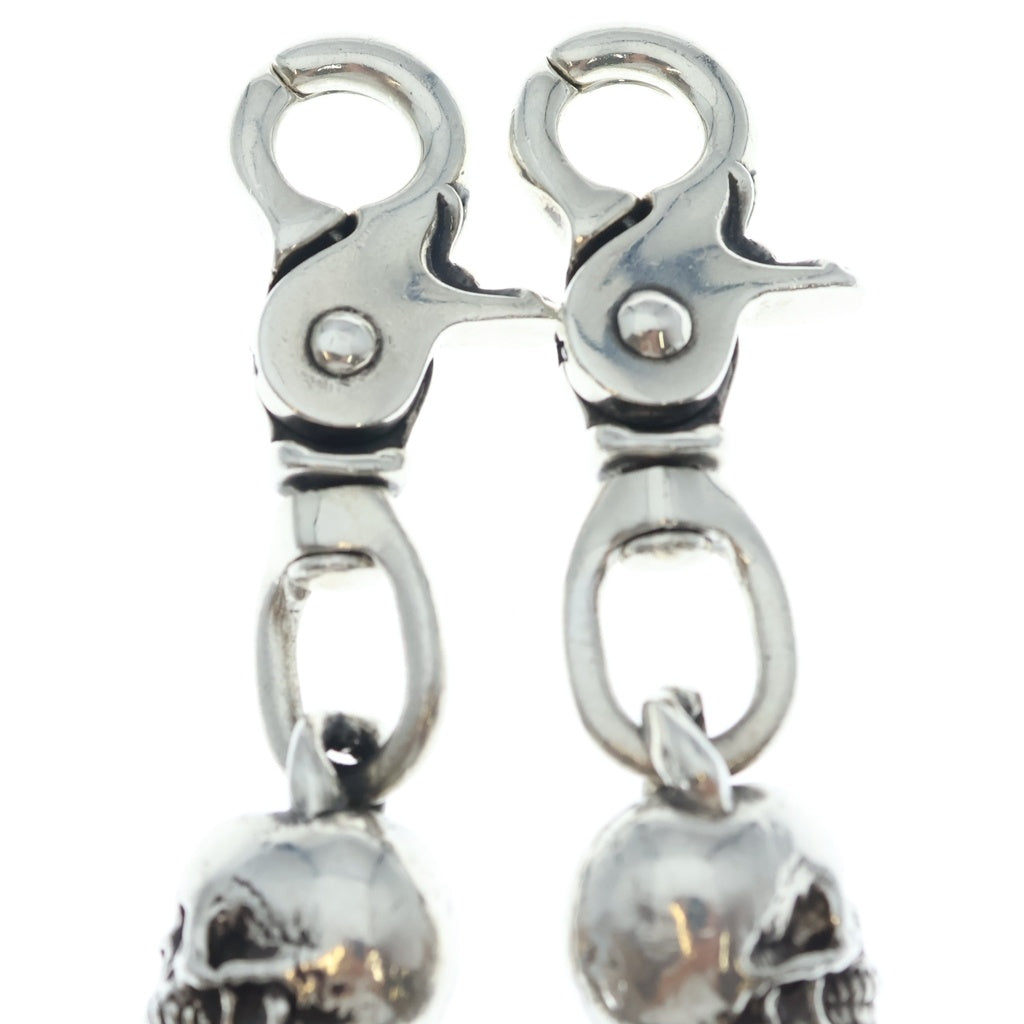 CHROME HEARTS(クロムハーツ) FOTI DLFN 2クリップ フォティデルフィーノ ウォレットチェーン シルバー