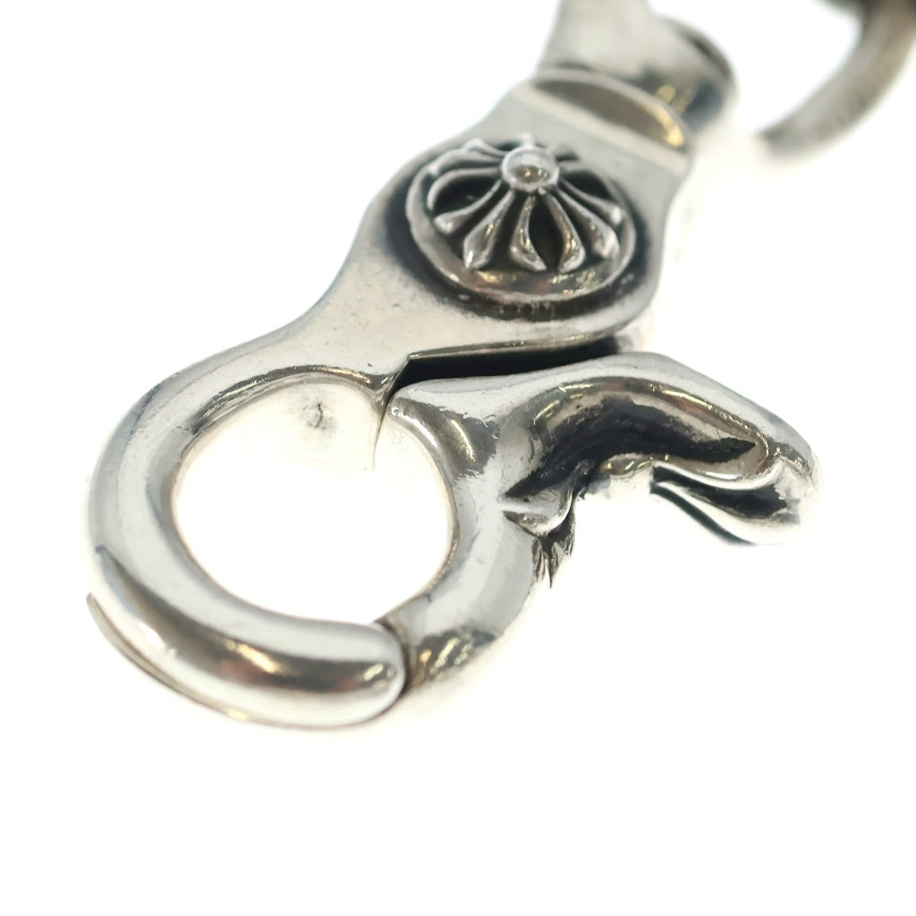 CHROME HEARTS(クロムハーツ) FOTI DLFN 2クリップ フォティデルフィーノ ウォレットチェーン シルバー