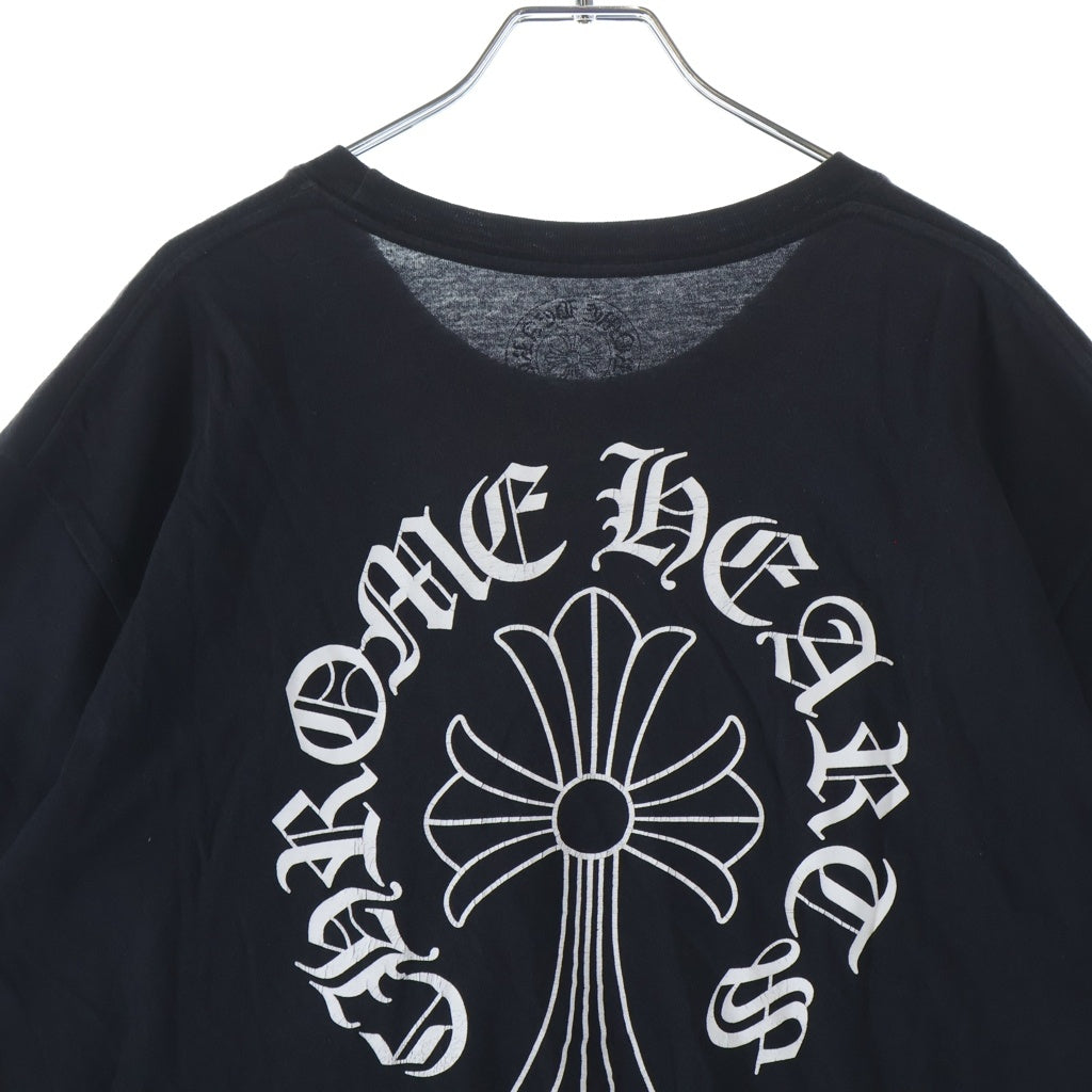 CHROME HEARTS(クロムハーツ) CH S/S ネックロゴ バックCHクロスプリント 半袖Tシャツ
