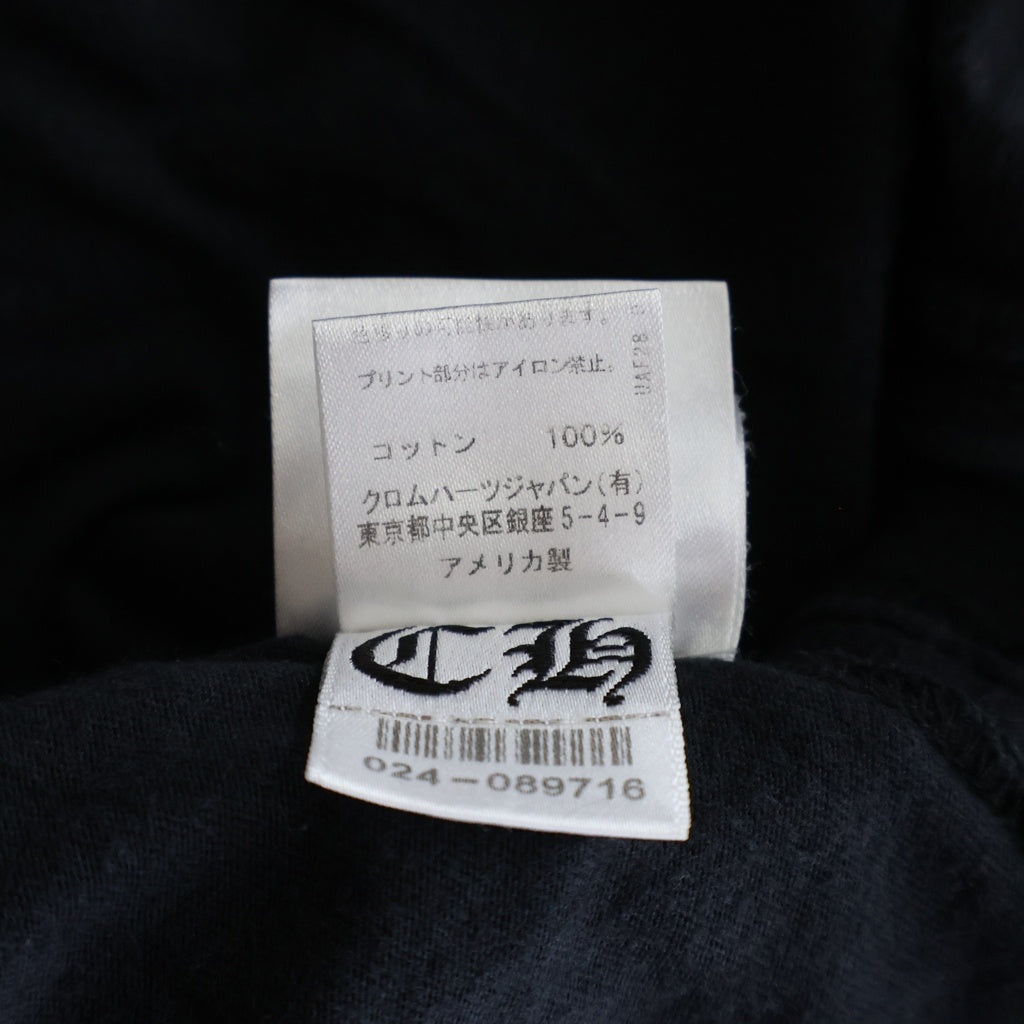 CHROME HEARTS(クロムハーツ) CH S/S ネックロゴ バックCHクロスプリント 半袖Tシャツ