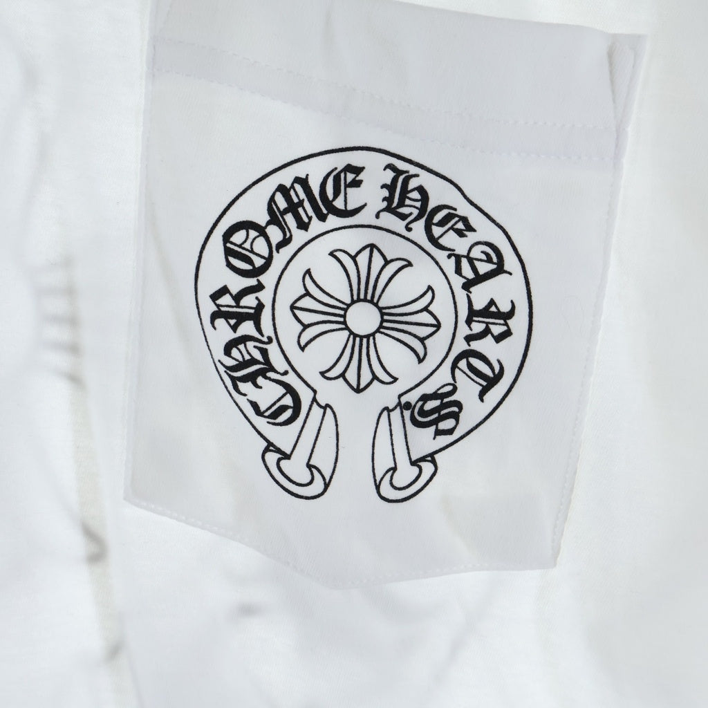 CHROME HEARTS(クロムハーツ) CH T-SHIRT バックホースシュープリント 半袖Tシャツ カットソー ホワイト