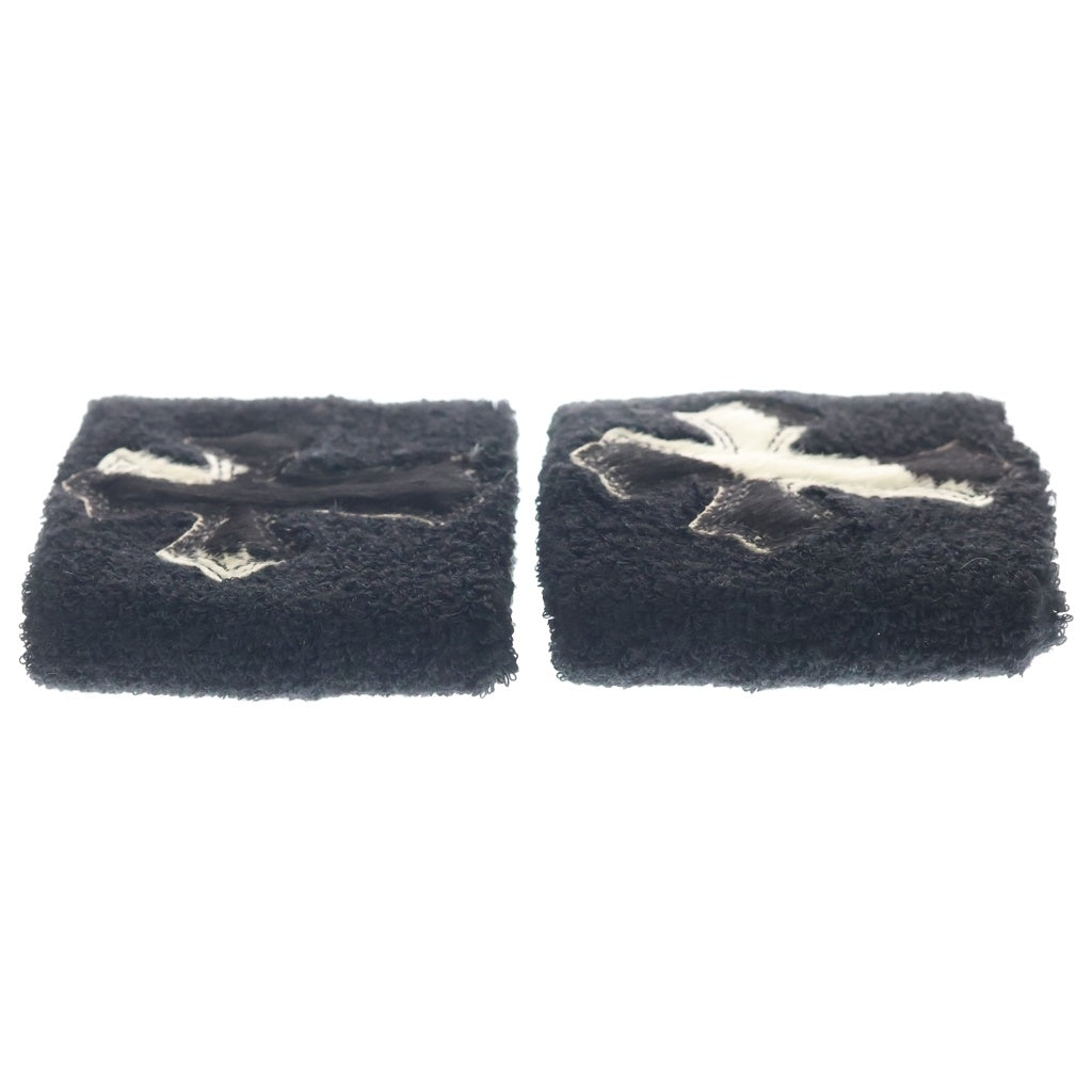 CHROME HEARTS(クロムハーツ) SWEATBAND WRIST ハラコレザークロスパッチリストバンド
