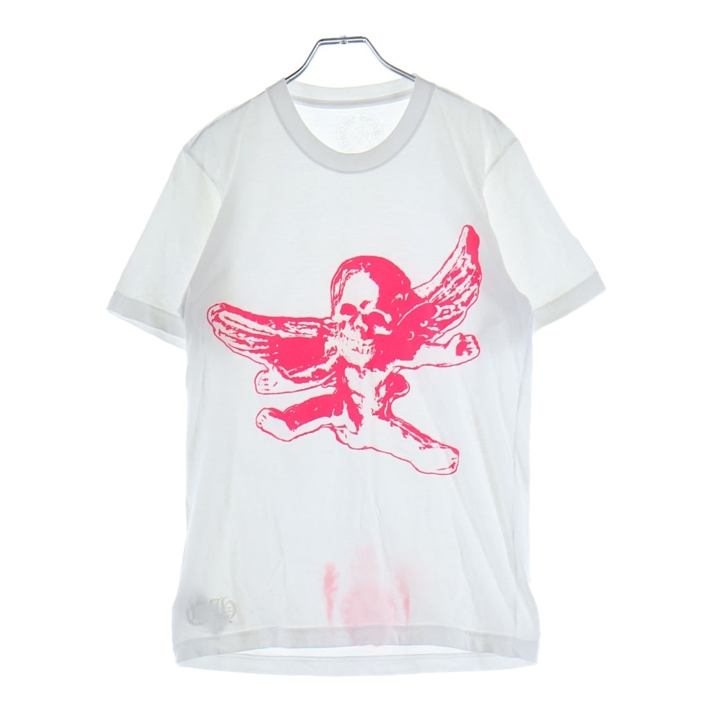 CHROME HEARTS(クロムハーツ) FOTI MISS LERLENE TEE フォティ ミスラーレン プリント半袖Tシャツ カットソー ホワイト/ピンク