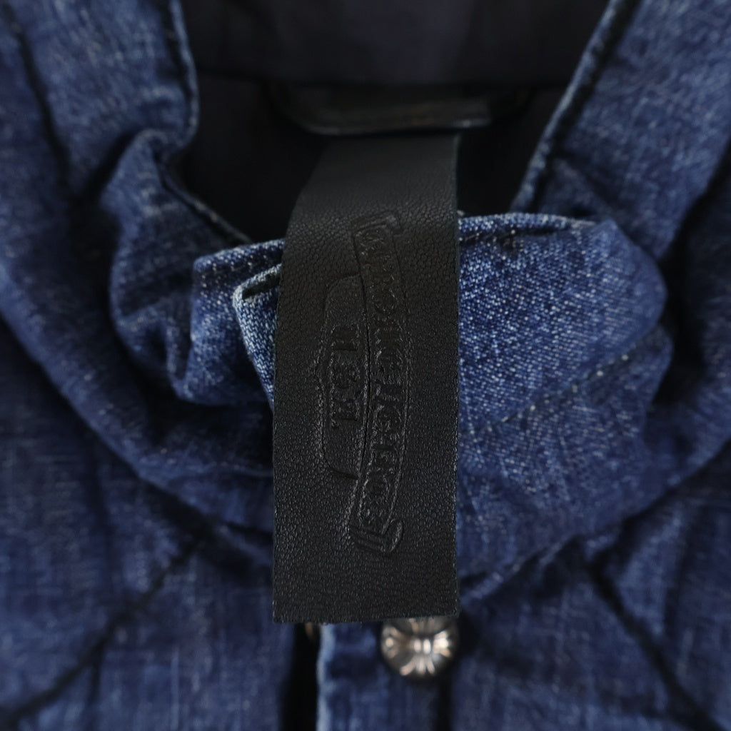 CHROME HEARTS(クロムハーツ) TEENAGE KICKS デニムキルティングダウンベスト
