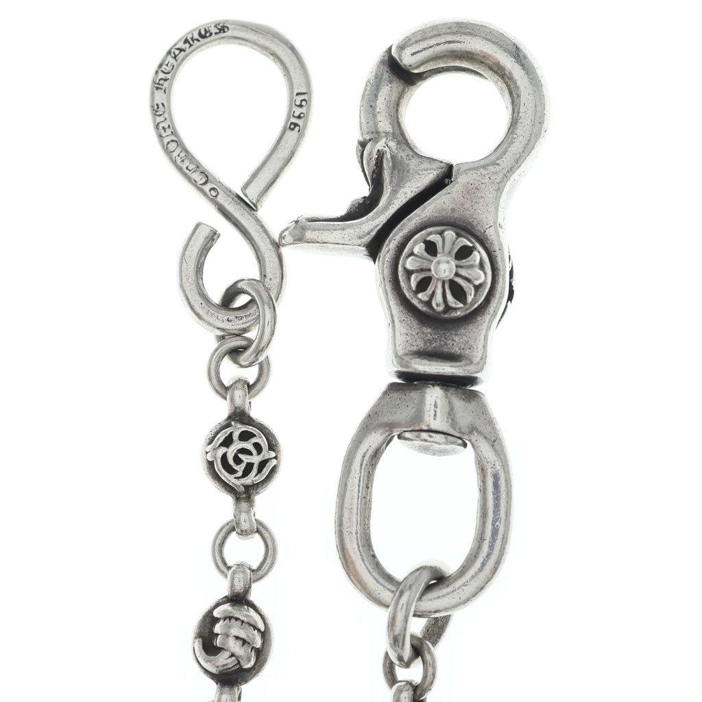 CHROME HEARTS(クロムハーツ) 1BALL SHORT-S/1クリップショート#1マルチボール ウォレットチェーン シルバー