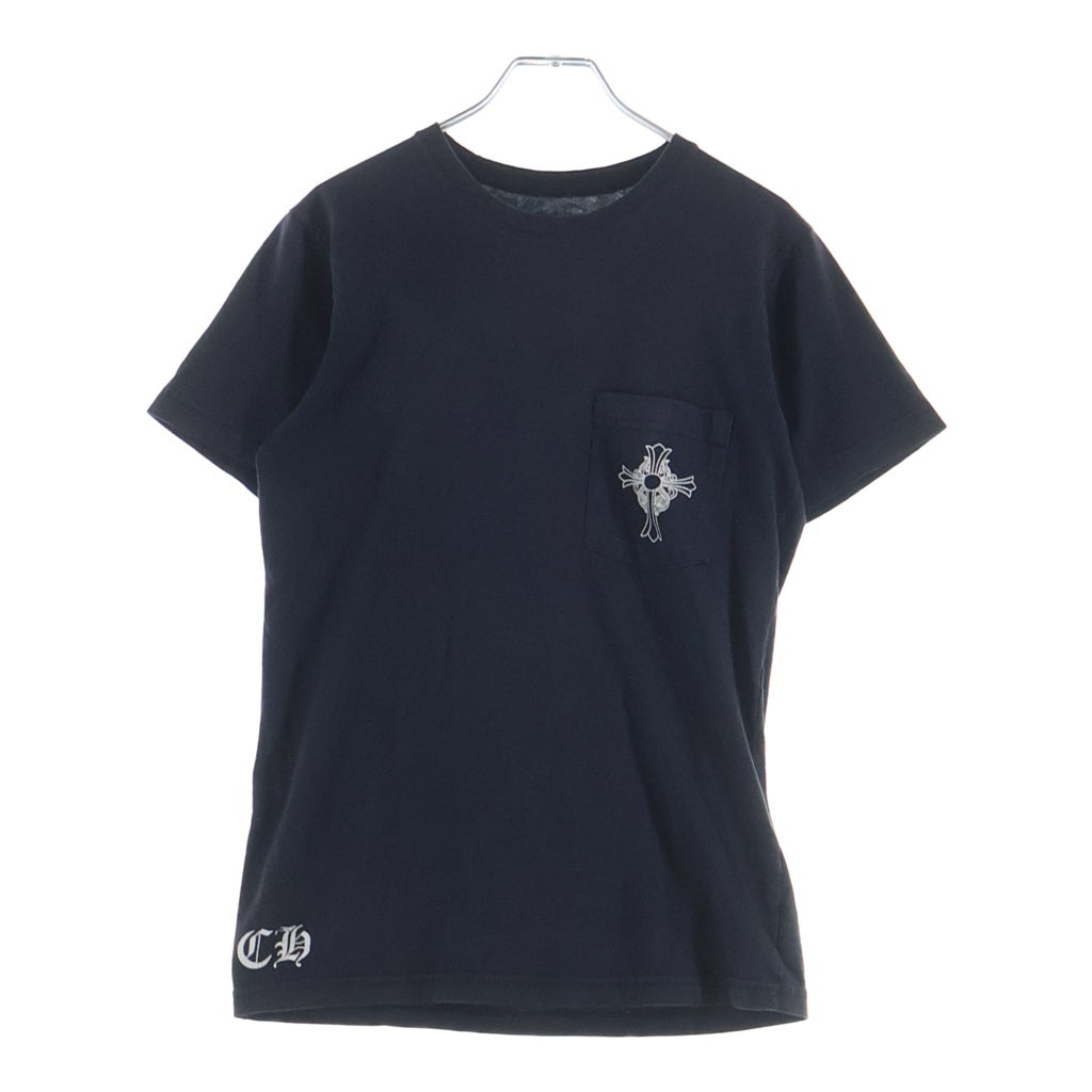 CHROME HEARTS(クロムハーツ) CH S/S 胸CHクロス ロサンゼルス限定 バックスクロールラベルプリント 半袖Tシャツ