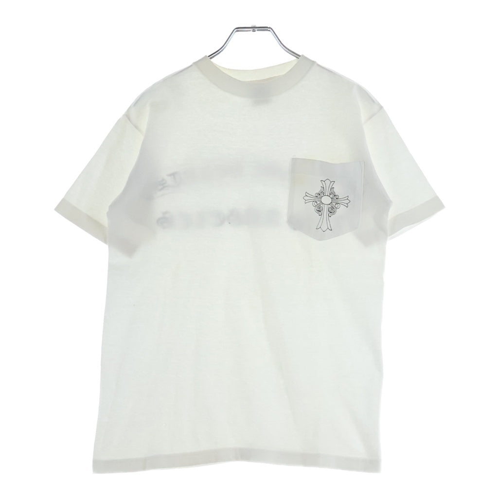 CHROME HEARTS(クロムハーツ) OLD S/S オールド 胸CHクロス ロサンゼルス限定 バックスクロールラベルプリント 半袖Tシャツ