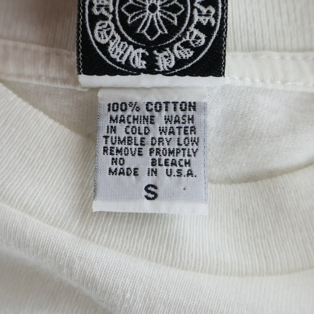 CHROME HEARTS(クロムハーツ) OLD S/S オールド 胸CHクロス ロサンゼルス限定 バックスクロールラベルプリント 半袖Tシャツ