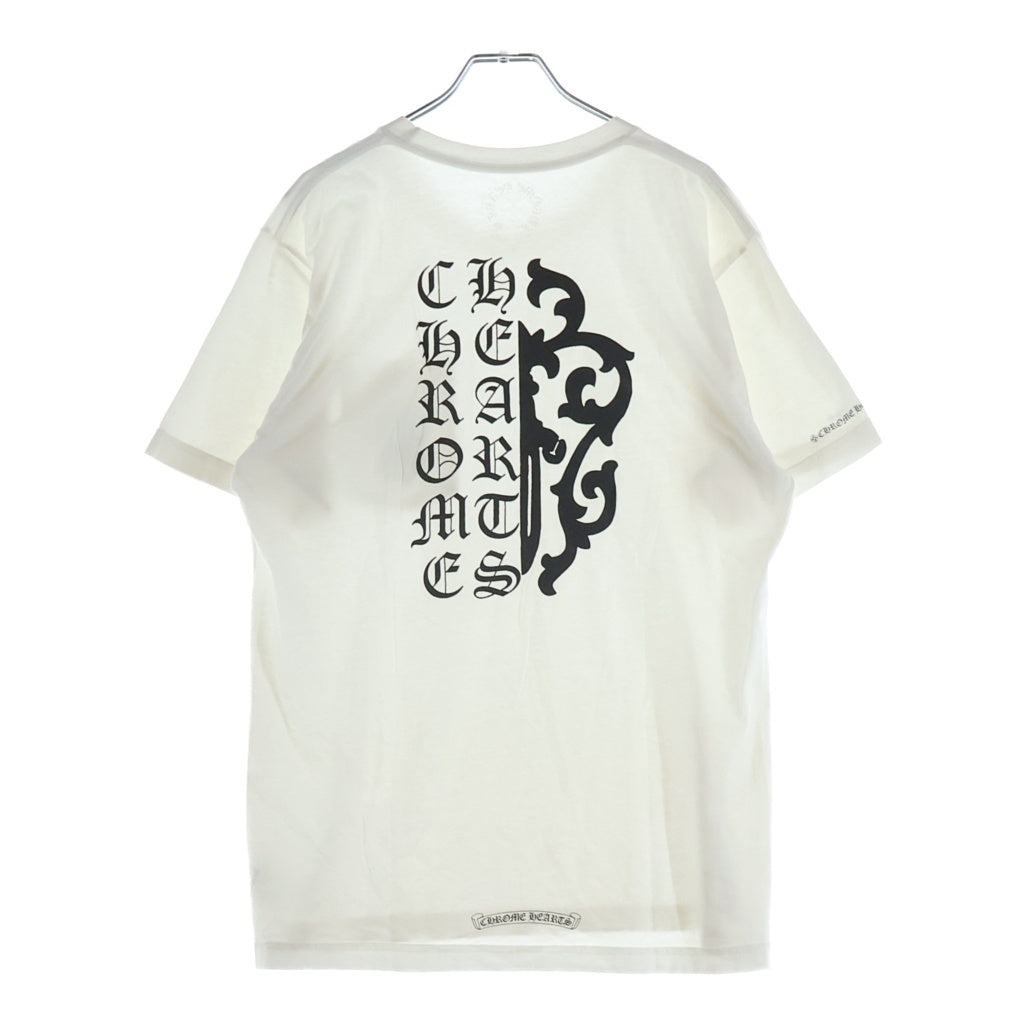 CHROME HEARTS(クロムハーツ) CH S/S バックヴァインダガー英字ロゴプリント 半袖Tシャツ