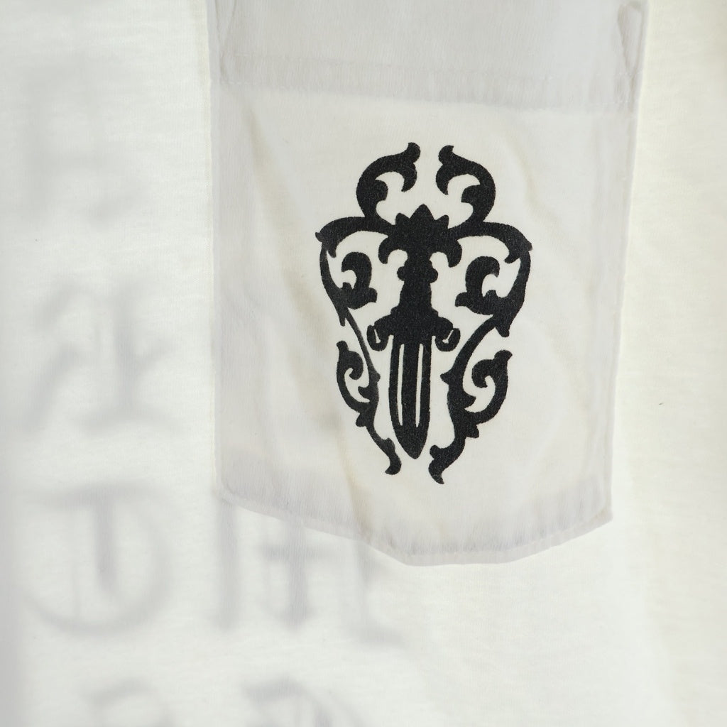 CHROME HEARTS(クロムハーツ) CH S/S バックヴァインダガー英字ロゴプリント 半袖Tシャツ