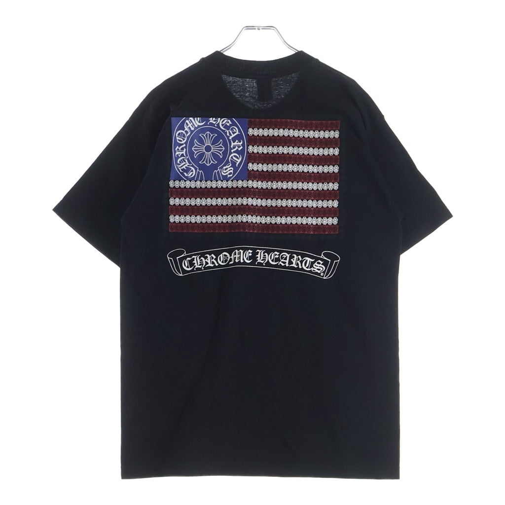 CHROME HEARTS(クロムハーツ) OLD S/S オールド バックアメリカンフラグプリント 半袖Tシャツ