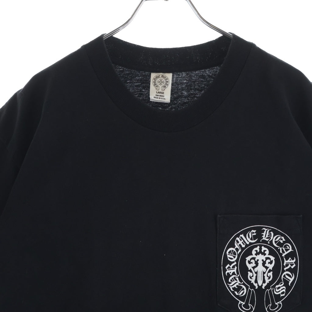 CHROME HEARTS(クロムハーツ) OLD S/S オールド バックアメリカンフラグプリント 半袖Tシャツ
