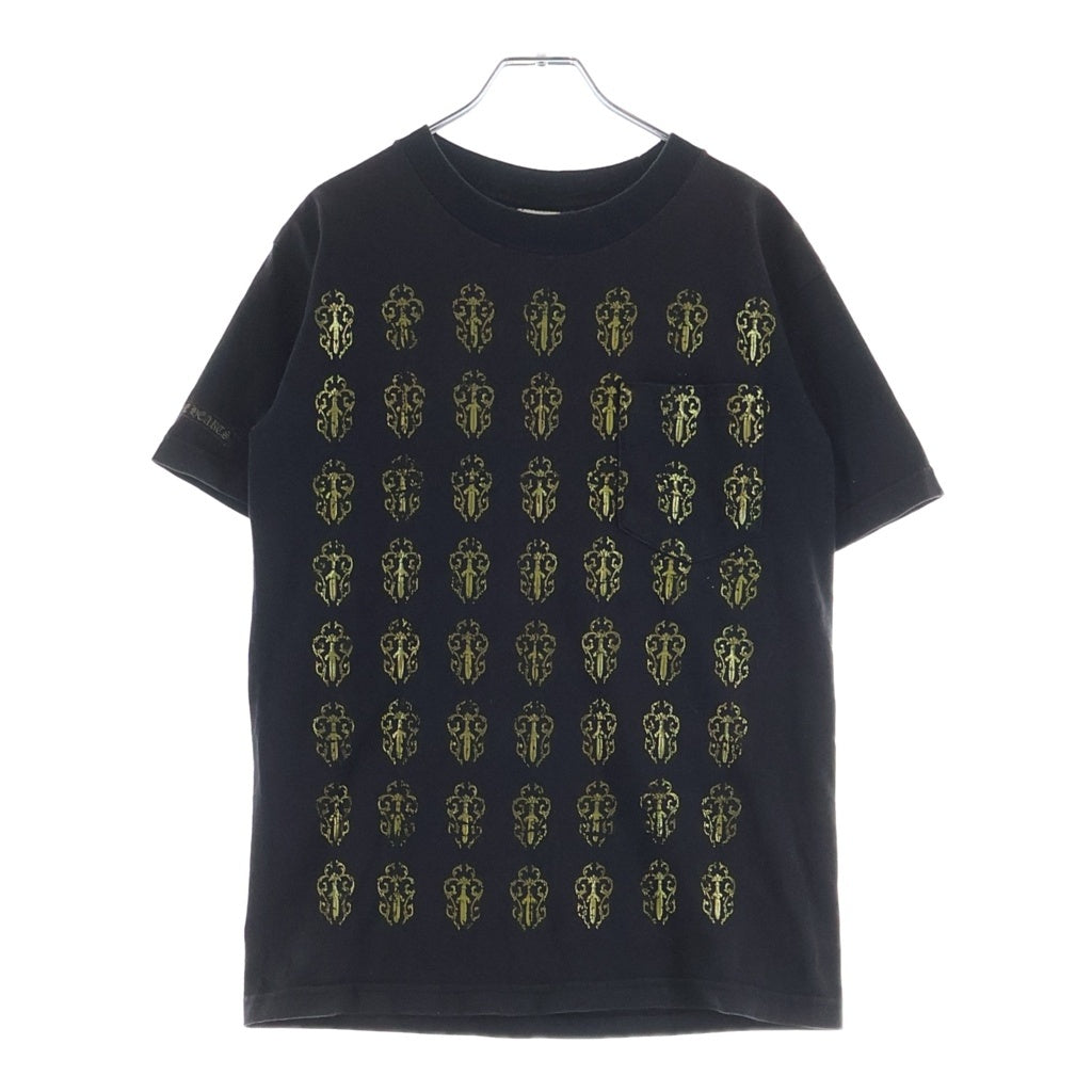 CHROME HEARTS(クロムハーツ) OLD S/S オールド ヴァインダガー総柄プリント 半袖Tシャツ