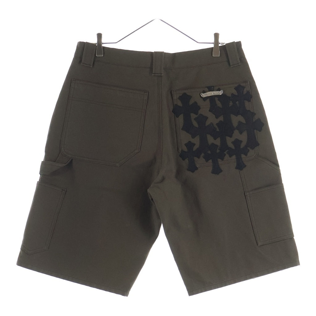 CHROME HEARTS(クロムハーツ) CARPENTER SHORTS カーペンター バックポケットセメタリーパッチハーフパンツ