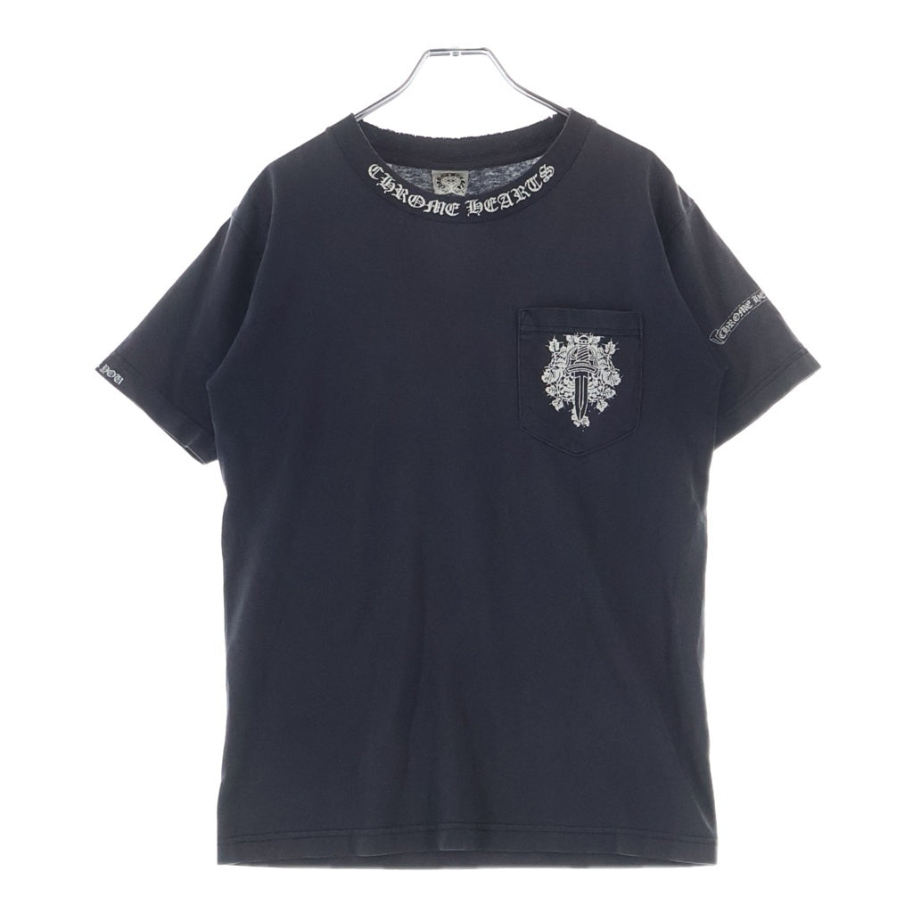 CHROME HEARTS(クロムハーツ) OLD S/S オールド ネックロゴ バックスクロールラベルプリント 半袖Tシャツ
