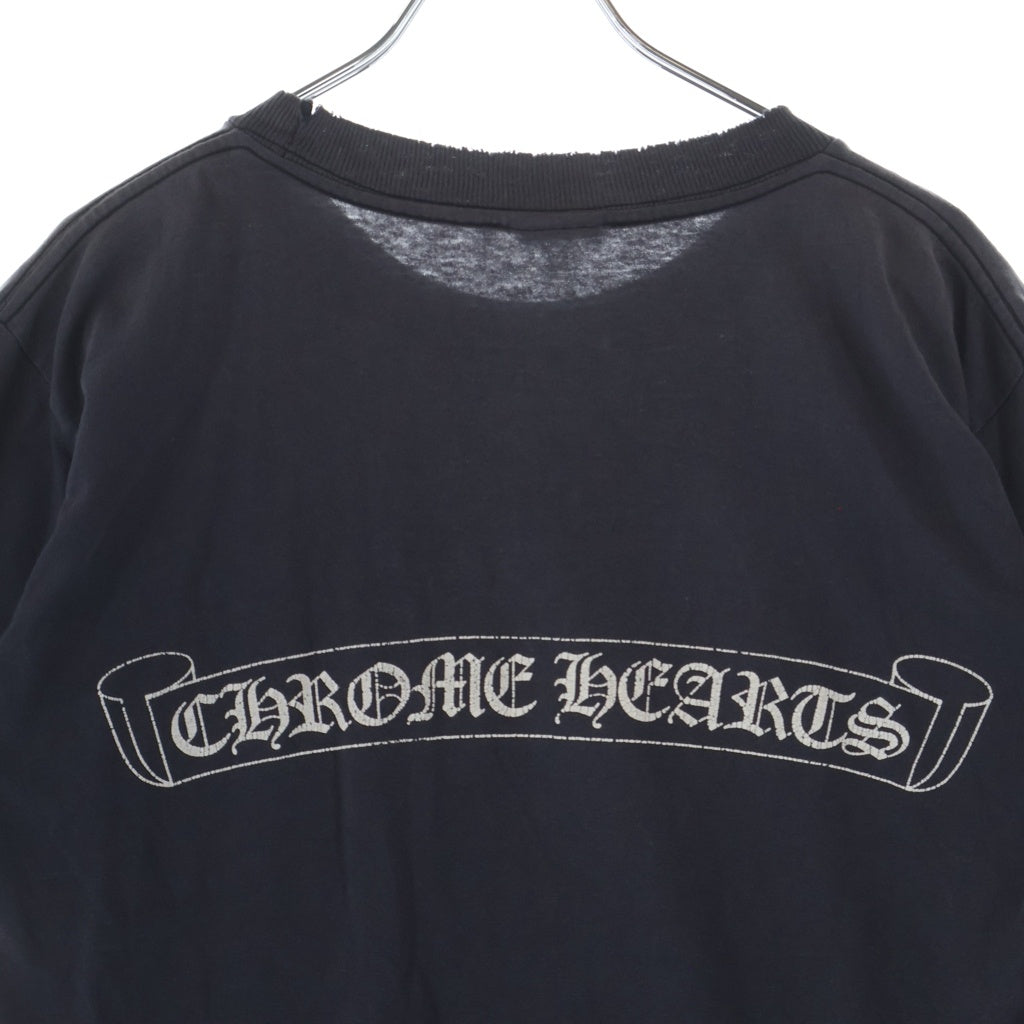 CHROME HEARTS(クロムハーツ) OLD S/S オールド ネックロゴ バックスクロールラベルプリント 半袖Tシャツ