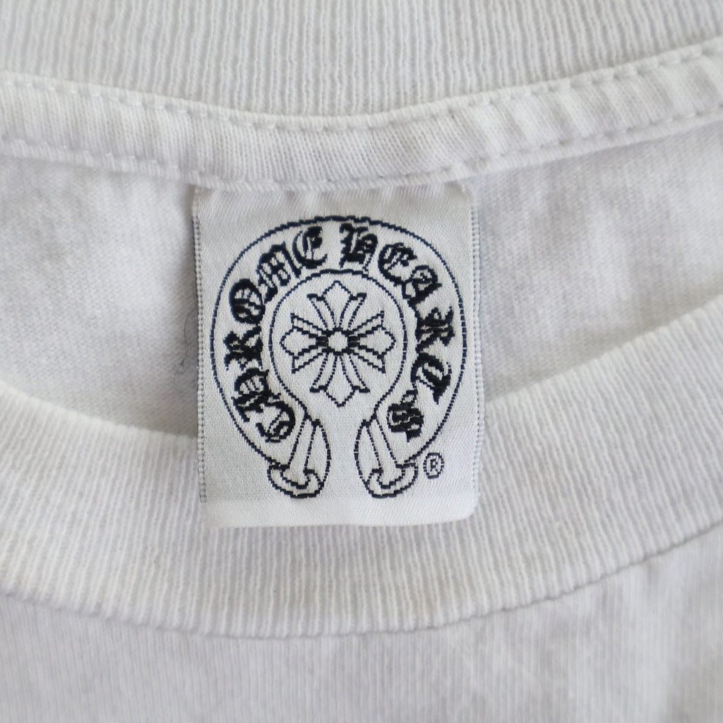 CHROME HEARTS(クロムハーツ) OLD L/S オールド 袖英字ロゴ バックスクロールラベルプリント 長袖Tシャツ