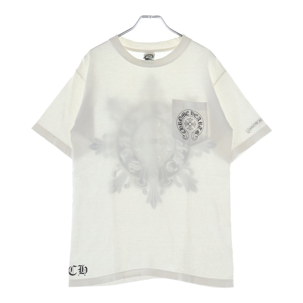 CHROME HEARTS(クロムハーツ) OLD S/S オールド バックフローラルクロス ホースシュープリント 半袖Tシャツ
