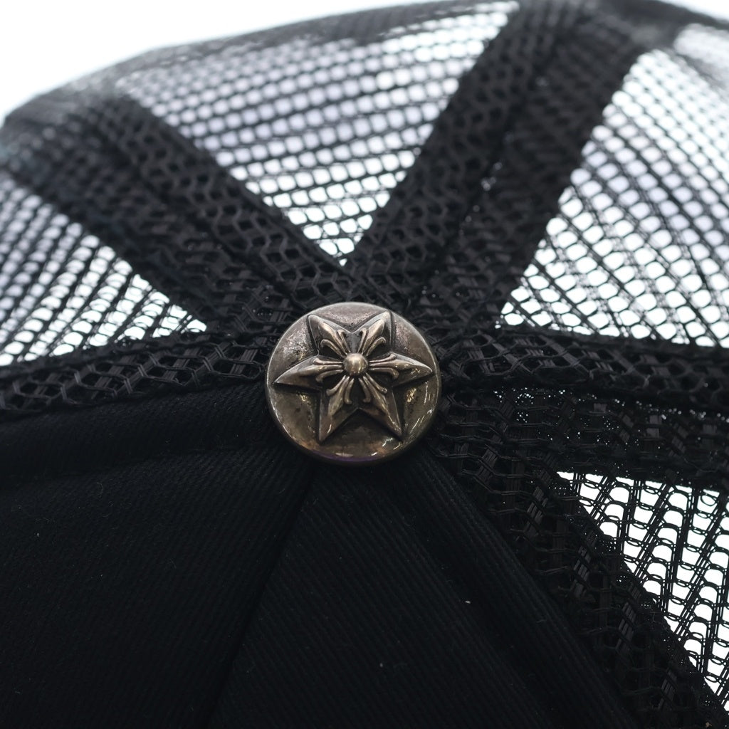 CHROME HEARTS(クロムハーツ) Trucker Cap 3 Stars スリースターレザースターパッチトラッカーメッシュキャップ