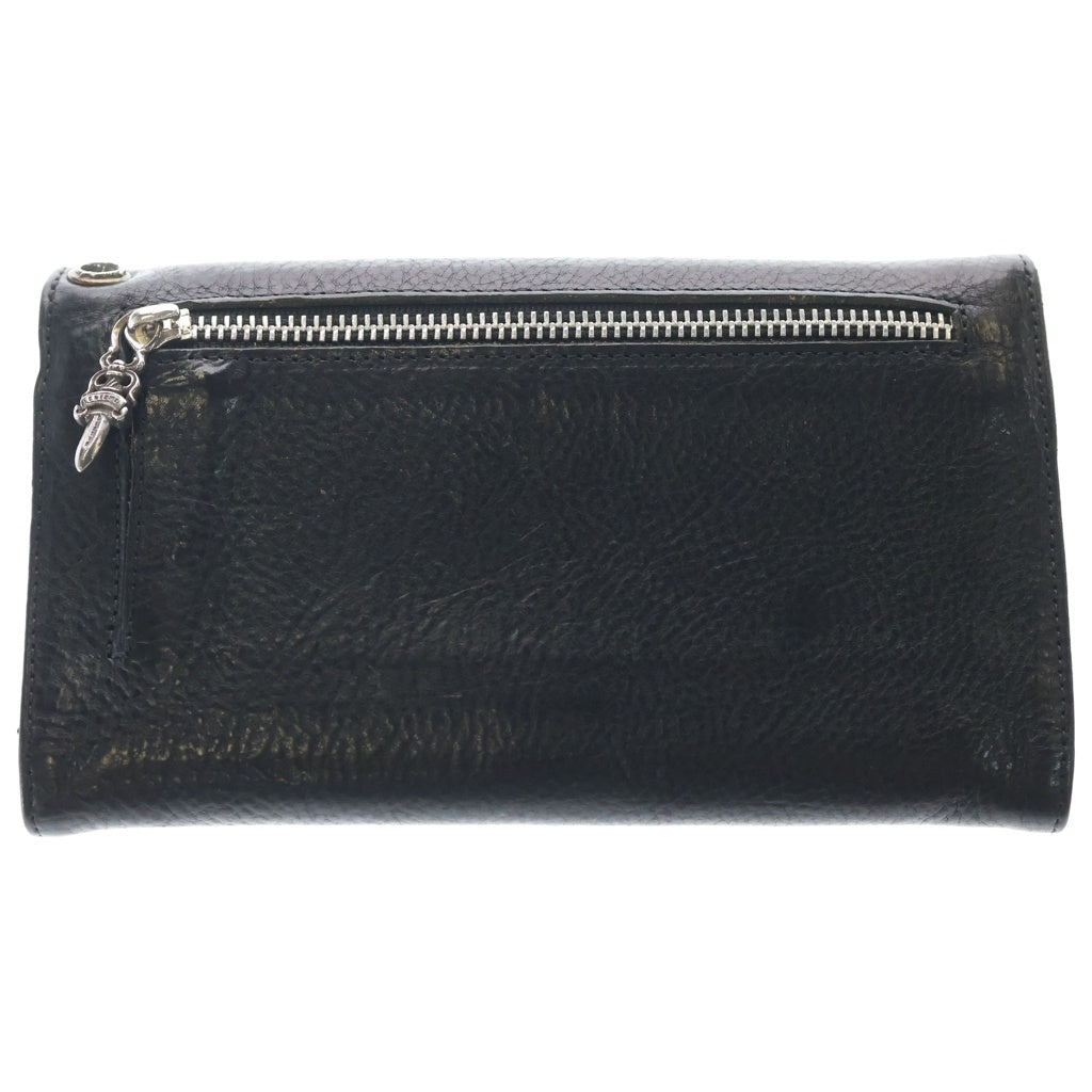 CHROME HEARTS(クロムハーツ) WAVE ウェーブ レザーウォレット 財布 ブラック