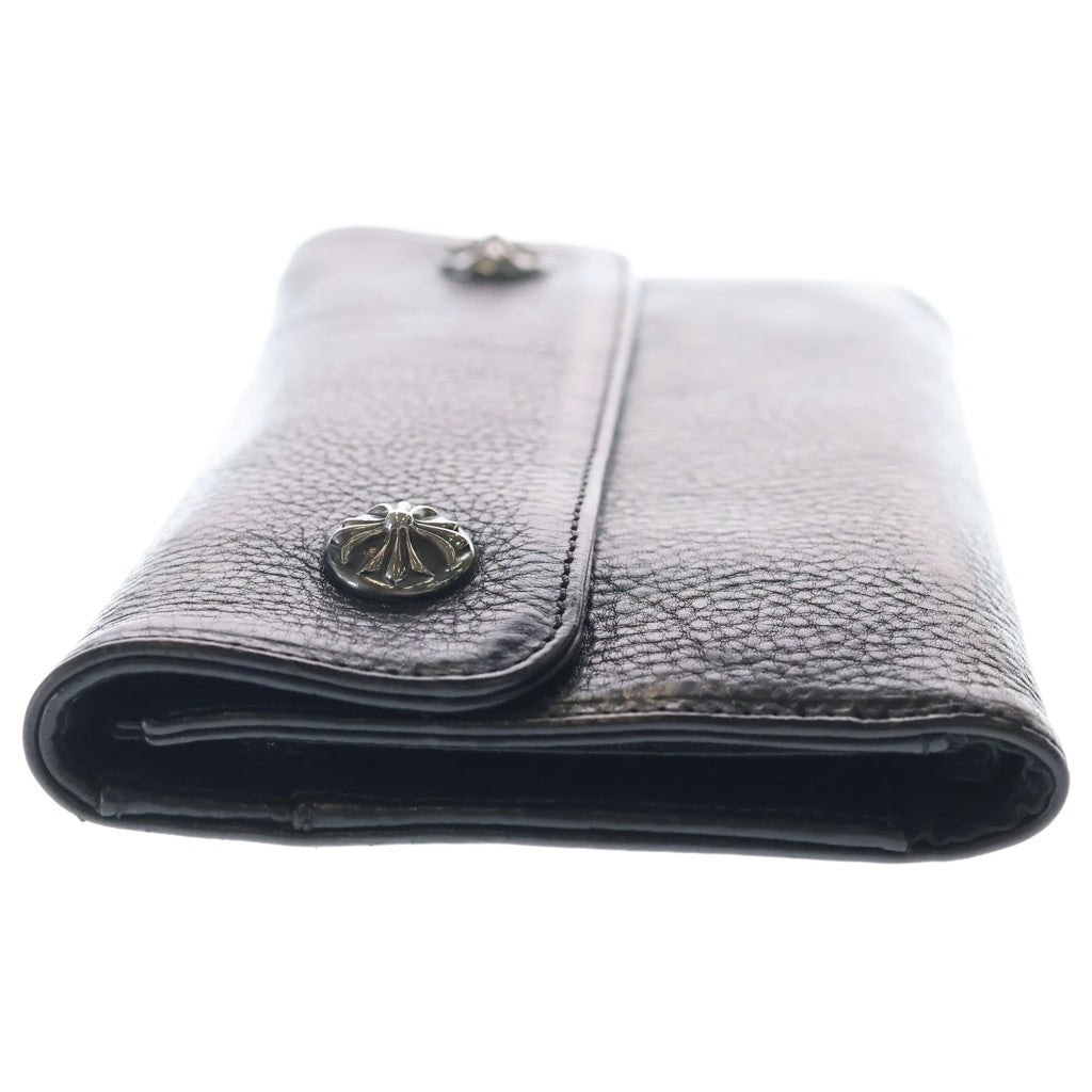 CHROME HEARTS(クロムハーツ) WAVE ウェーブ レザーウォレット 財布 ブラック