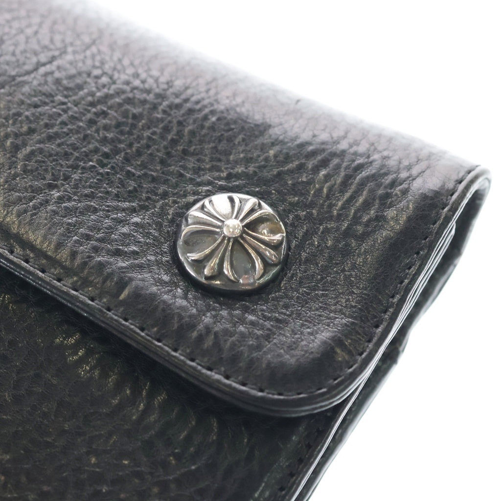 CHROME HEARTS(クロムハーツ) WAVE ウェーブ レザーウォレット 財布 ブラック