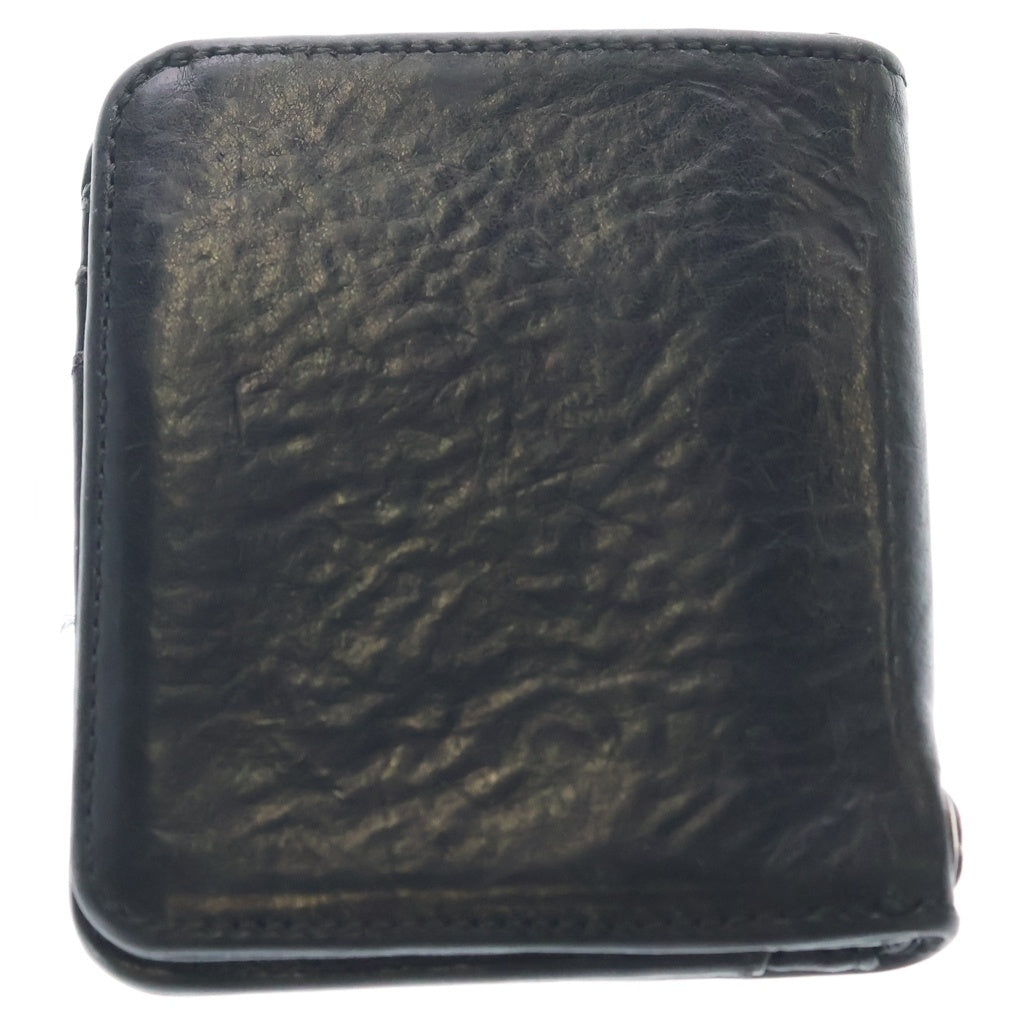 CHROME HEARTS(クロムハーツ) DR DIGIACOMO 1CEME ディジャコモ クロスパッチ グロメット付二つ折り財布 ブラック