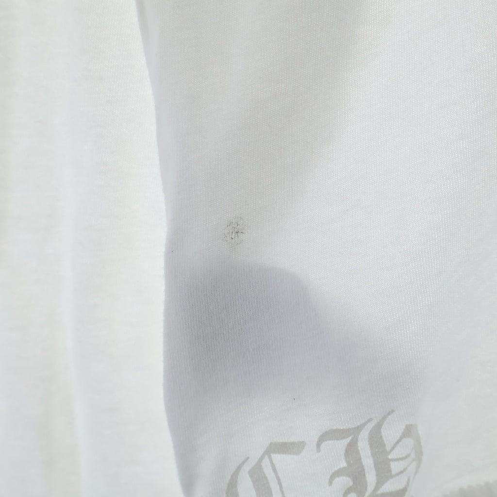 CHROME HEARTS(クロムハーツ) CH LS 1 ネックロゴ アームプリントクルーネック長袖Tシャツ