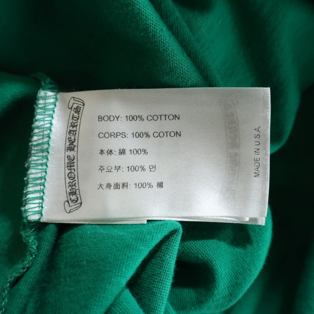 CHROME HEARTS(クロムハーツ) CH L/S 袖CHクロス バックホースシュープリント 長袖Tシャツ