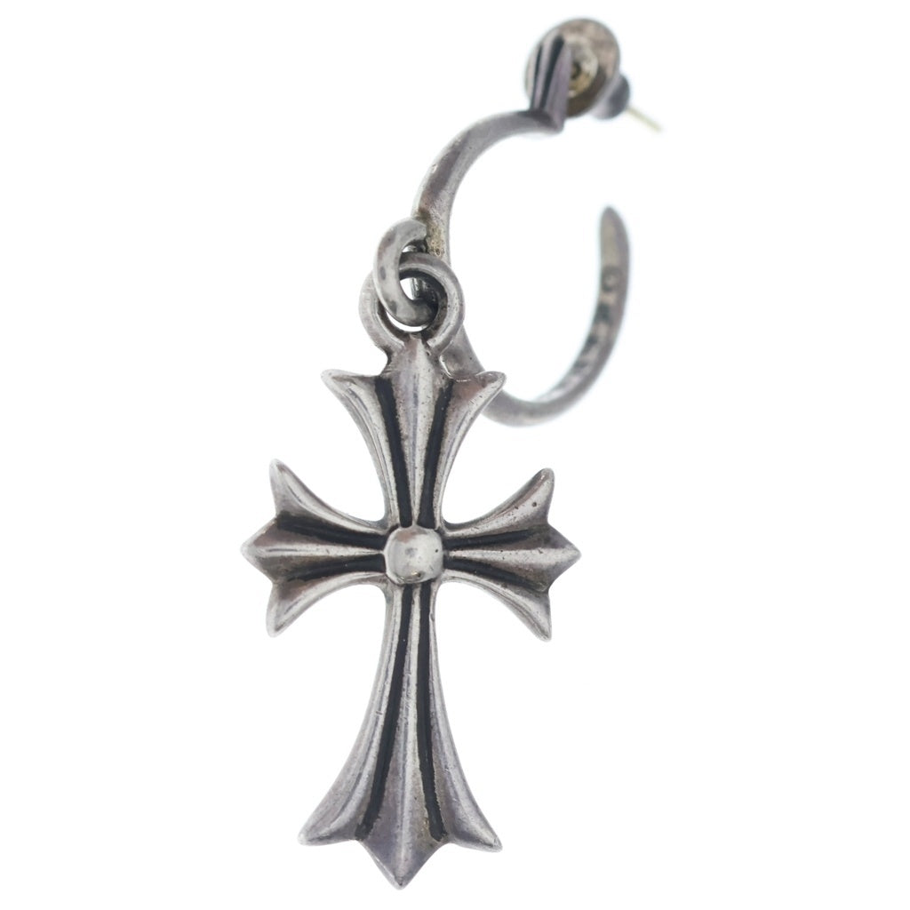 CHROME HEARTS(クロムハーツ) TINY CH CROSS タイニーCHクロス フープピアス シルバー BCA115 レディース