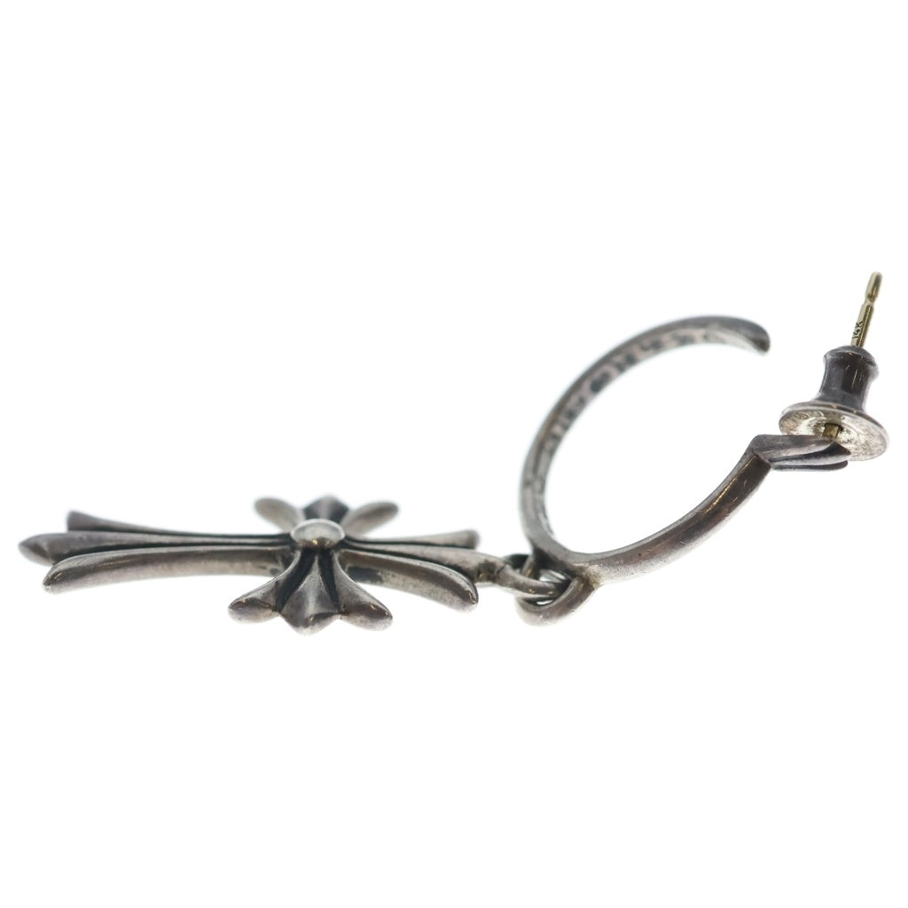 CHROME HEARTS(クロムハーツ) TINY CH CROSS タイニーCHクロス フープピアス シルバー BCA115 レディース