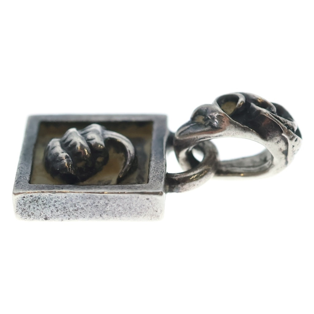 CHROME HEARTS(クロムハーツ) FRAMED CROW フレームドクロウ チャーム ペンダントトップ シルバー BCA272 レディース