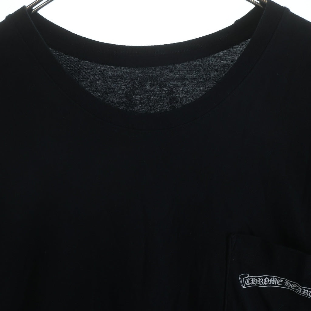 CHROME HEARTS(クロムハーツ) CH T-SHRT 1 スクロールラベルバックプリント半袖Tシャツカットソー ブラック
