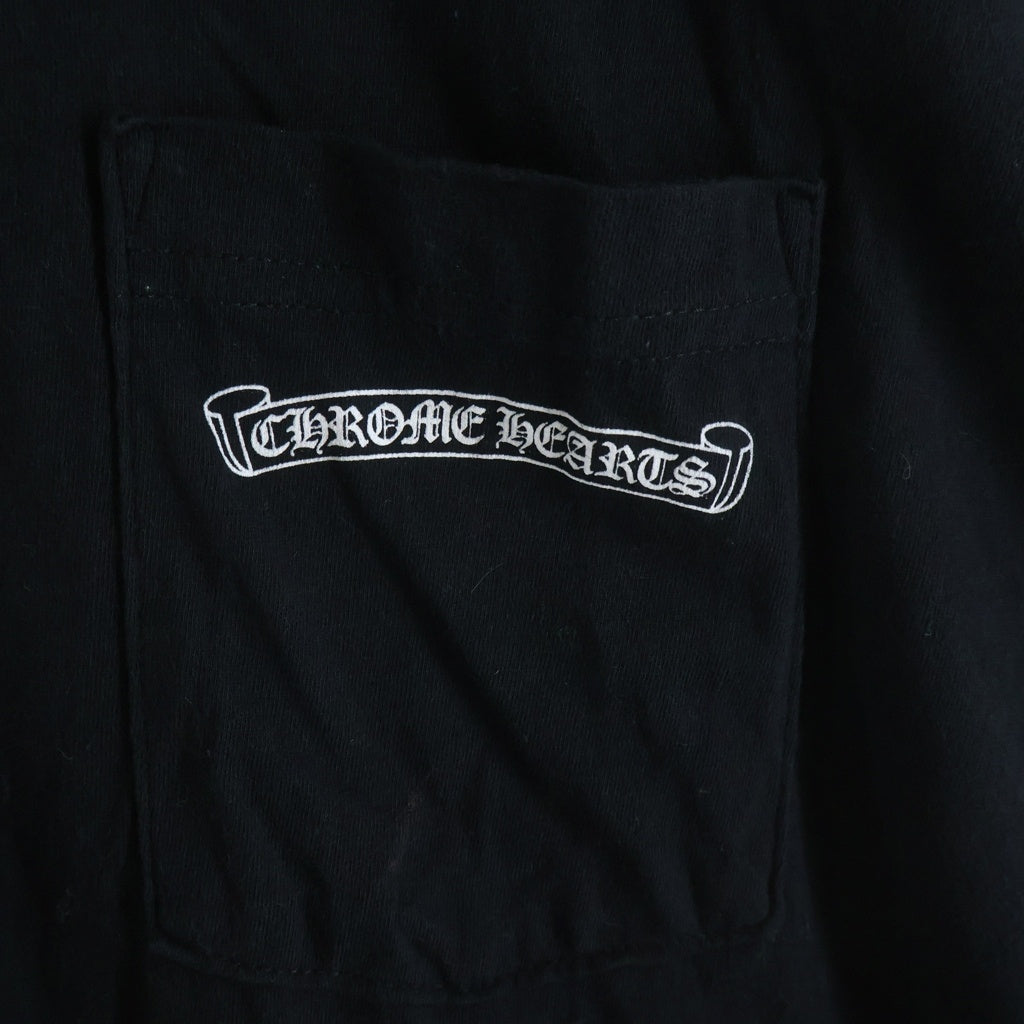 CHROME HEARTS(クロムハーツ) CH T-SHRT 1 スクロールラベルバックプリント半袖Tシャツカットソー ブラック
