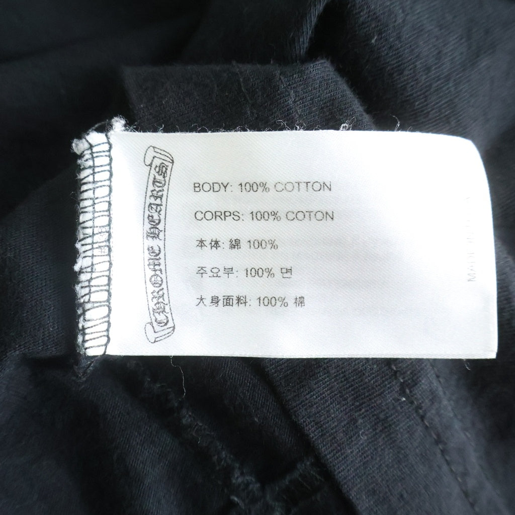 CHROME HEARTS(クロムハーツ) CH L/S 袖英字ロゴ バックスクロールラベルプリント 長袖Tシャツ