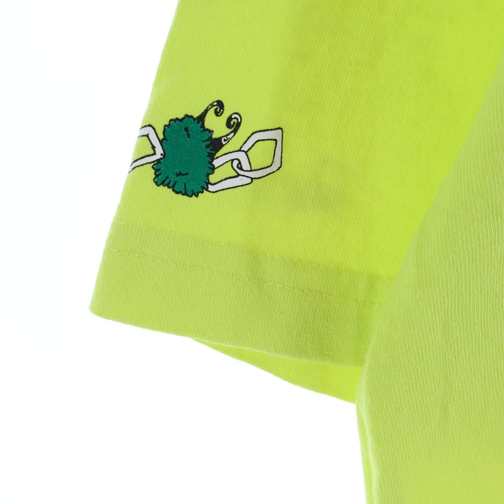CHROME HEARTS(クロムハーツ) ×MATTY BOY LINK GAME マッティボーイ リンクゲーム クルーネック カットソー 半袖Tシャツ イエロー
