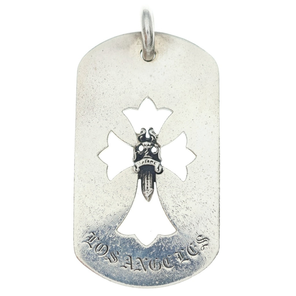 CHROME HEARTS(クロムハーツ) D TAG LRG LTD ラージドッグタグ LA限定ラージドッグタグネックレストップ