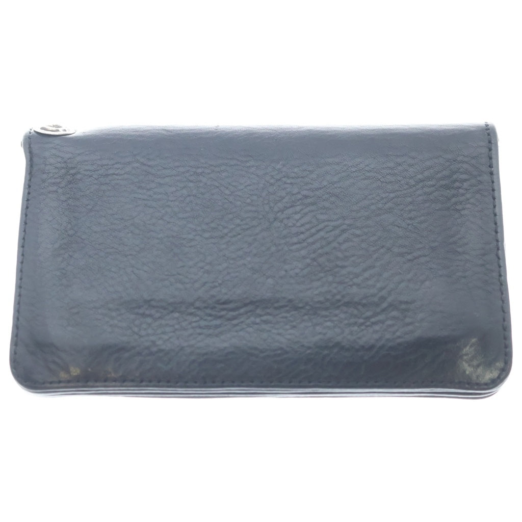 CHROME HEARTS(クロムハーツ) 1ZIP 1ジップ ケルティックボールボタン レザーウォレット 財布 ブラック