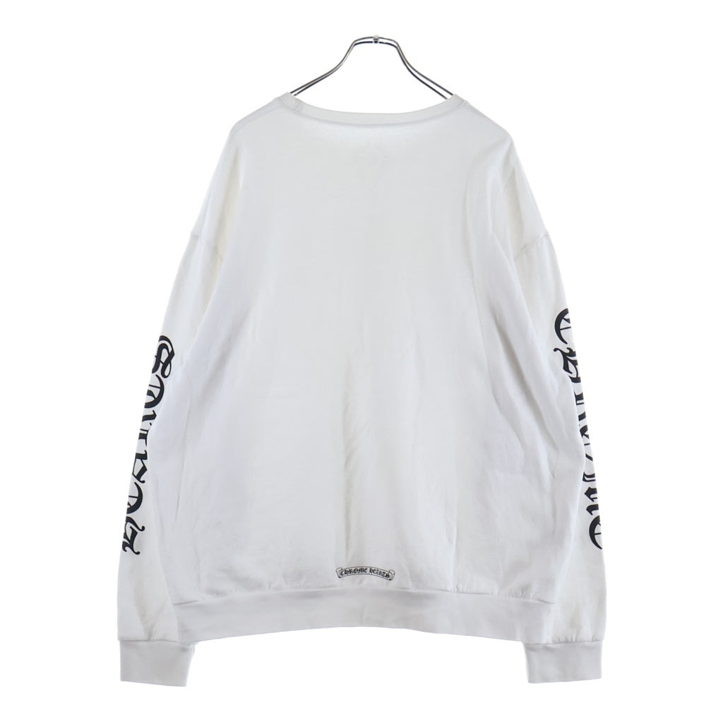 CHROME HEARTS(クロムハーツ) SWTSHRT PLVR ネックロゴプリントスウェット