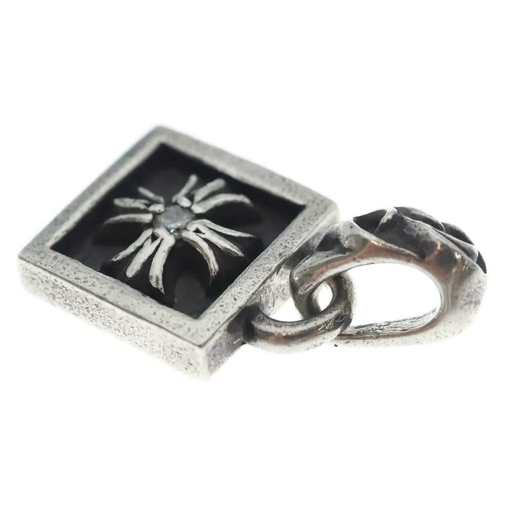 CHROME HEARTS(クロムハーツ) FRAMED CH PLUS 1DIA フレームドCHプラス 1ダイヤ ペンダントトップ ゴールド BCA047