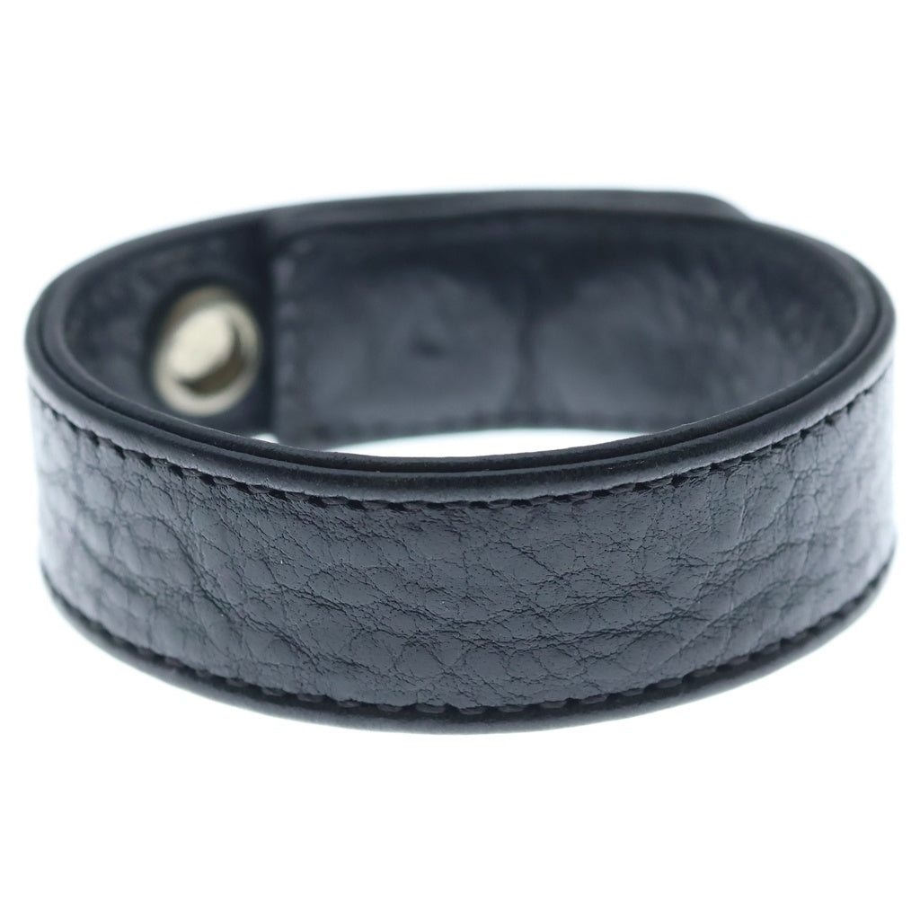 CHROME HEARTS(クロムハーツ) 3BTN 2SNP クロスボール3ボタン2スナップ レザーブレスレット