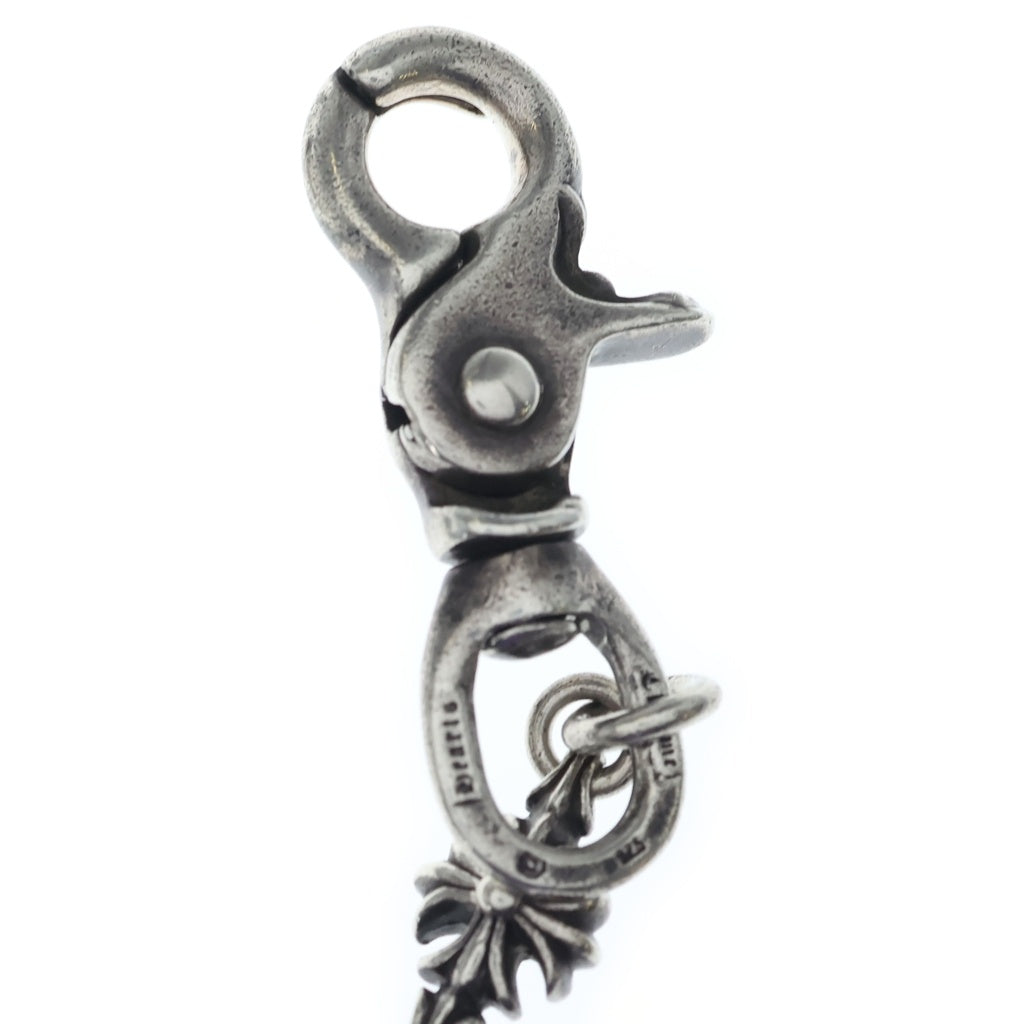 CHROME HEARTS(クロムハーツ) 4C CROSS SHORT-S/1 1クリップカットアウトCHプラス ウォレットチェーン ショート シルバー