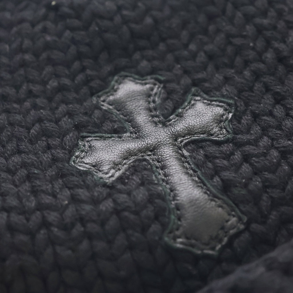 CHROME HEARTS(クロムハーツ) BEANIE CASH クロスパッチ付きカシミアビーニー キッズ